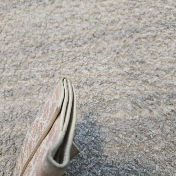 Vintage Gucci Bifold Wallet Canvas  Authentic Pink - Picture 6 of 15